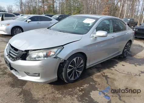 2013 Honda Accord Ex-L V-6 from USA, damaged, VIN 1HGCR3F86DA012544